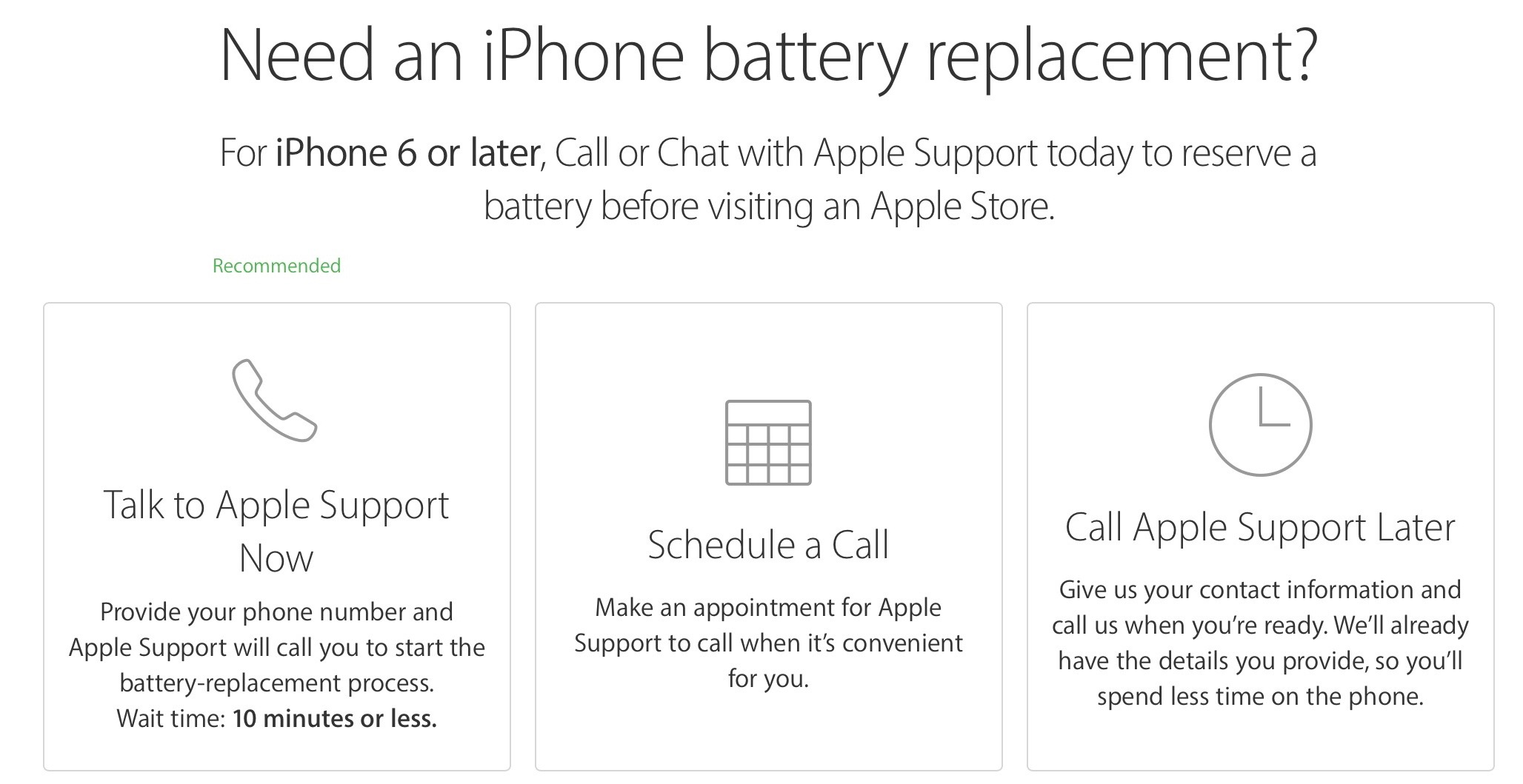 iPhone battery reserve