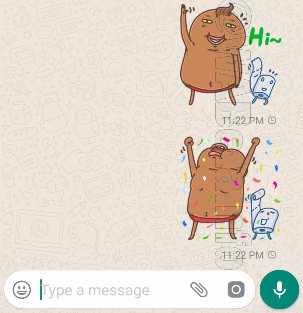 whatsapp sticker confirmare citire