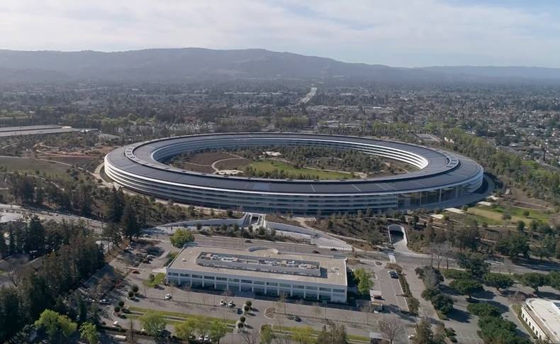 Apple Park, luty 2018 r