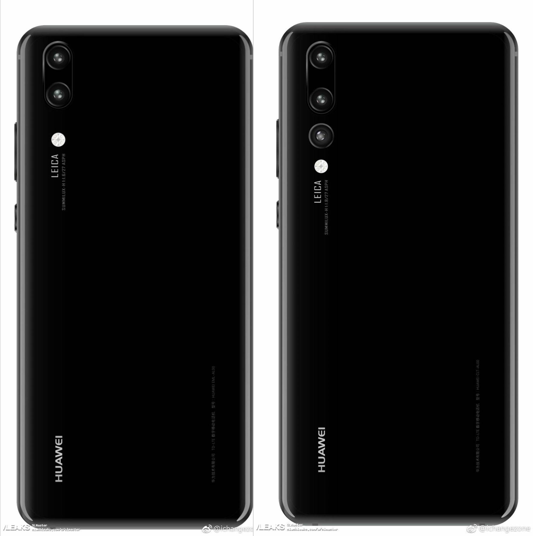 Huawei P20 si P20 Plus imagini