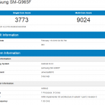 Geekbench-Leistung des Samsung Galaxy S9 Plus