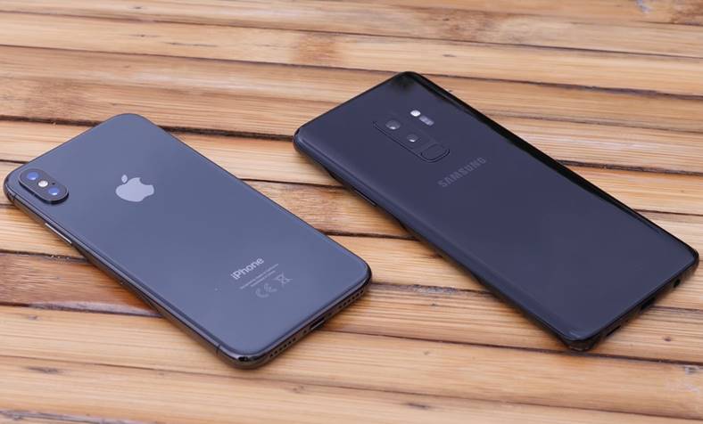 Samsung Galaxy S9 comparatie iPhone X