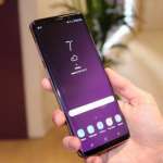 Samsung Galaxy S9 turned on features