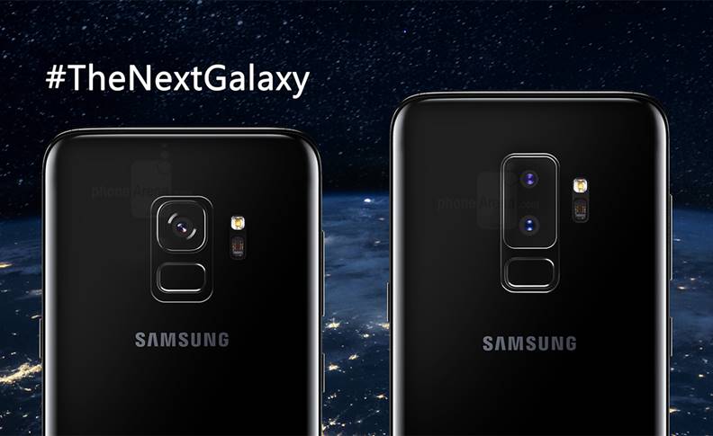 Samsung Galaxy S9-voorbeeld