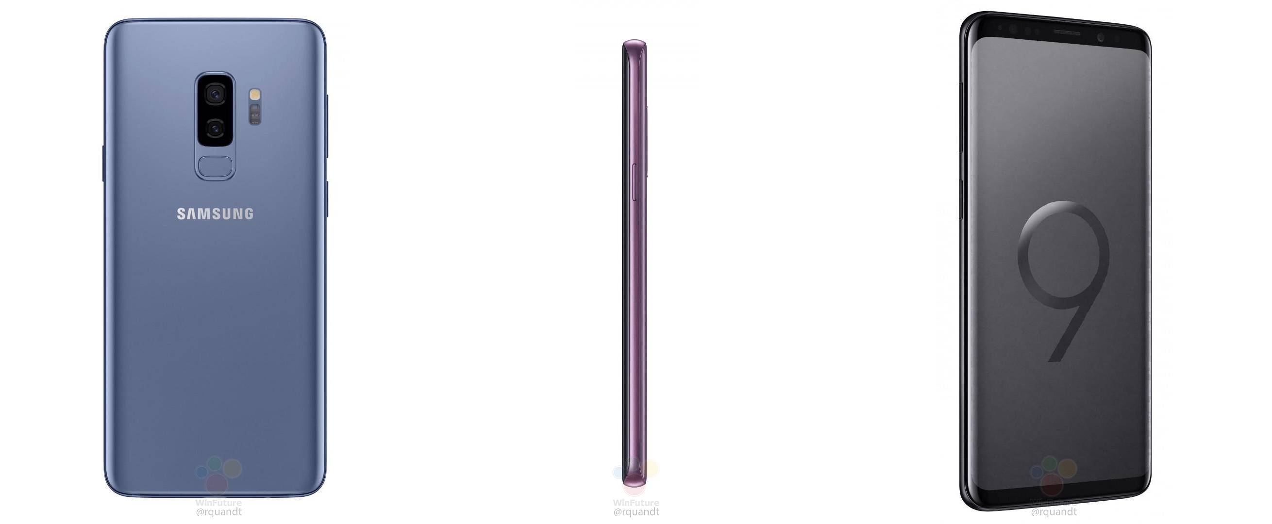 Images de presse violettes du Samsung Galaxy S9 1