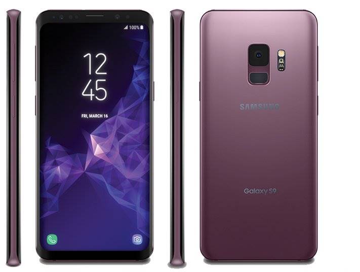 Imágenes del Samsung Galaxy S9 morado