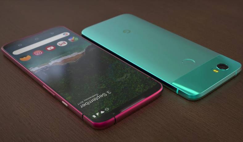 wycięcie Google Pixel 3 na iPhone'a X