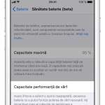 iOS 11.3 baterie limitare performante dezactivat