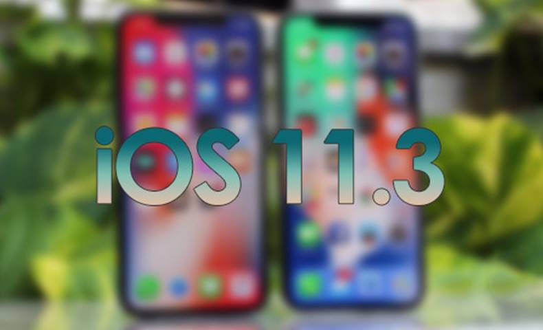 iOS bêta 11.3 2