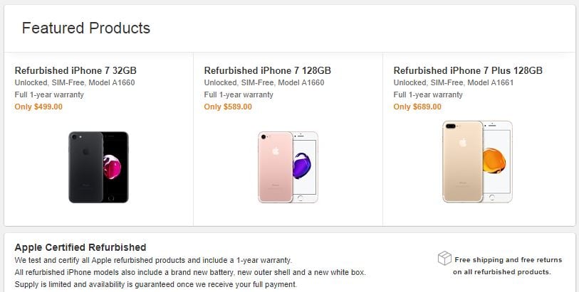 iphone 7 reconditionat 2000 lei