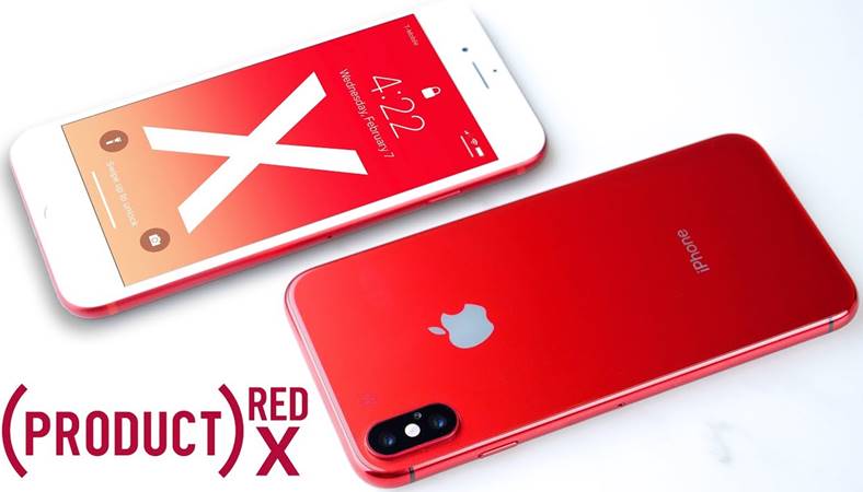 iphone x czerwony