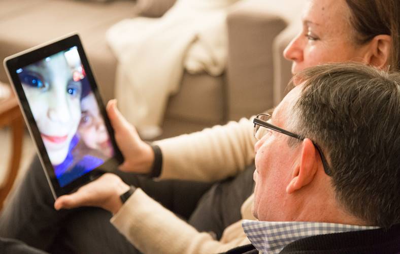 Het leven van een vrouw heeft facetime gered