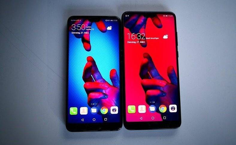 Les images des unités réelles Huawei P20 P20 Pro présentent une surprise