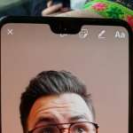 Huawei P20 imbarazzante foto ritagliata da Android