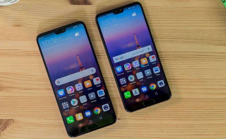 Huawei P20 gênante Android-uitsnede