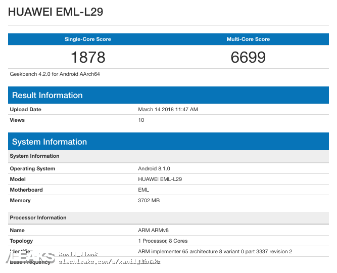 Huawei P20 performante test