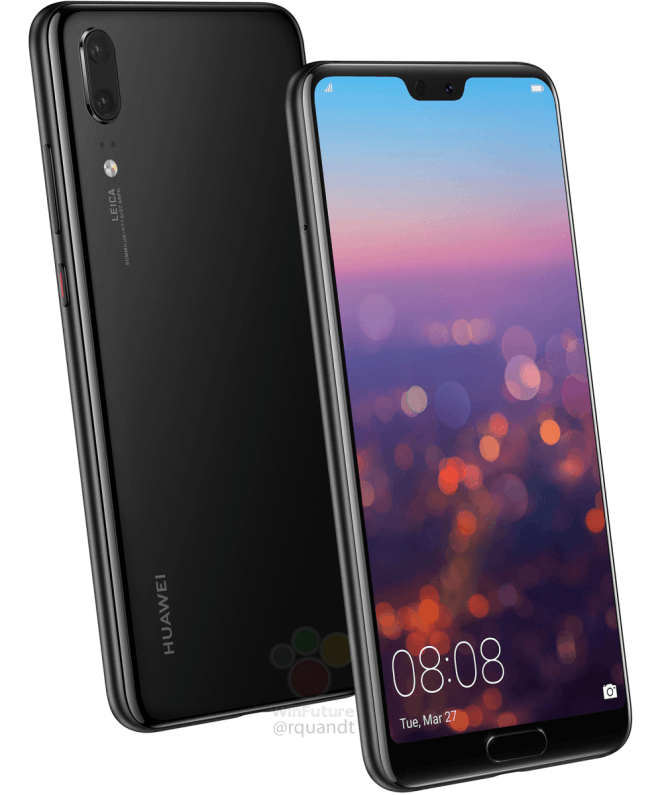 Immagini del rilascio delle specifiche del prezzo di Huawei P20