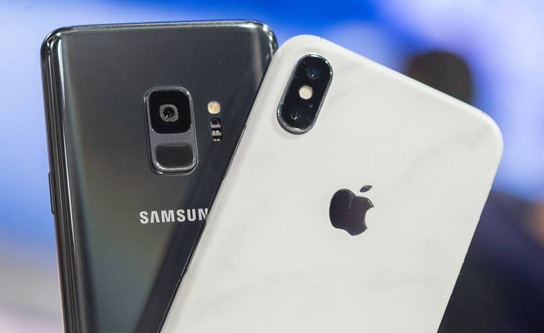 Samsung Galaxy S9 iPhone X valtest