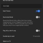 YouTube DARK MODE iPhone Android 2