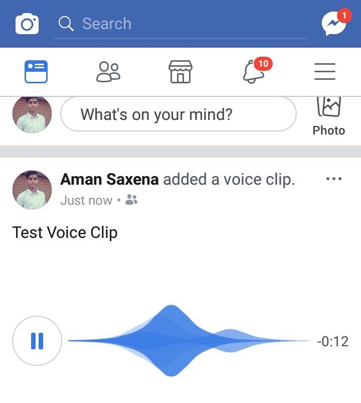 mensajes de voz de facebook iphone android 2