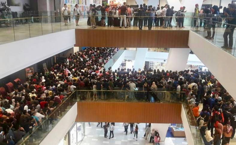 Centro comercial del caos con descuentos para iPhone 5S