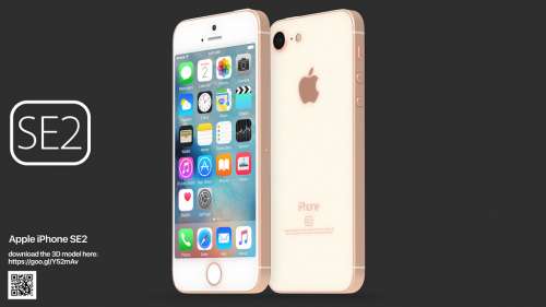 iPhone SE 2 snyggt koncept