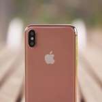 Champagne gouden iPhone X