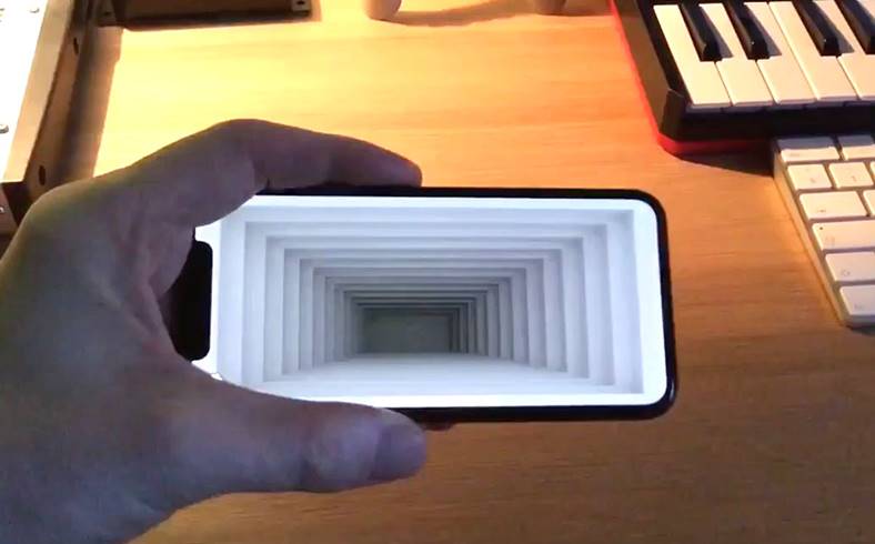 iphones otroliga optiska illusion