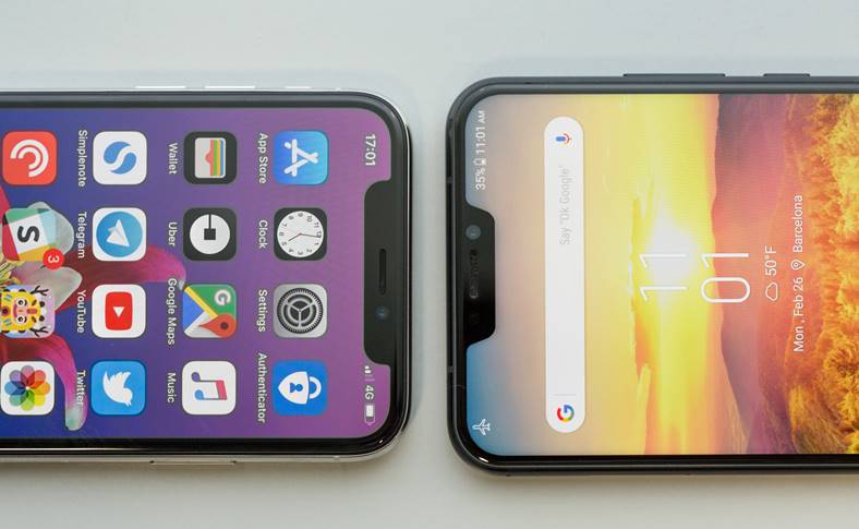 iPhone X Klonausschnitt anzeigen