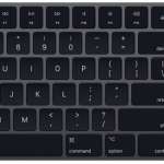 teclado gris espacial de manzana