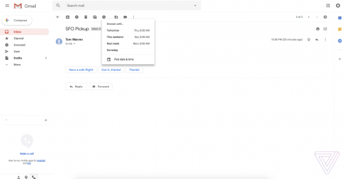 Gmails nya design Google 1