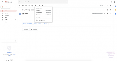 GMail new design Google 1