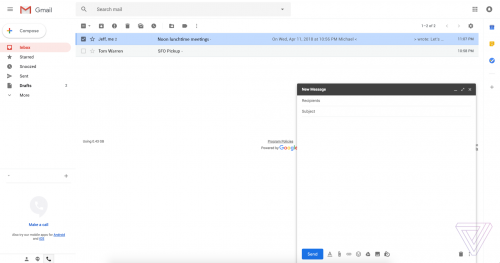 Gmail nuevo diseño Google 3