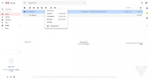 Gmail nuevo diseño Google 6