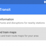 Google Maps metro train maps