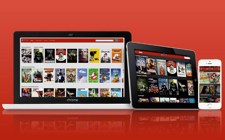 Fonction d'application mobile Netflix