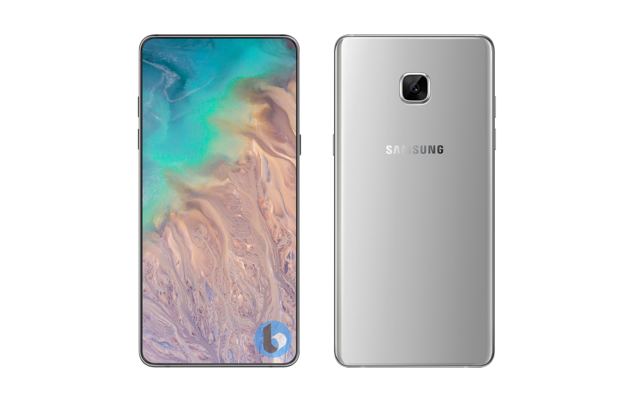 Écran sans bordure du Samsung Galaxy S10