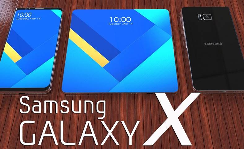 Samsung Galaxy X VISAR den nya designen