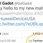 Wonder Woman Gal Gadot Huawei Mate 10 iPhone