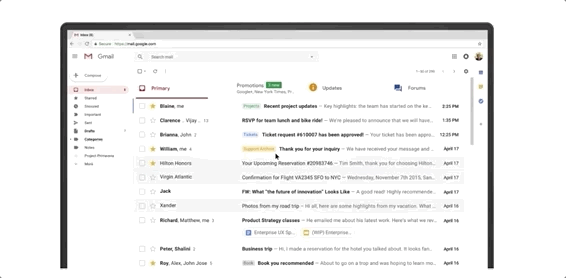 gmail lansat nou design 3
