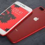 Rød iPhone 8 udgivet af Apple