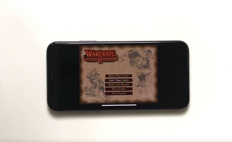 iPhone X Warcraft II Mac OS 8