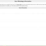 demande de données utilisateur WhatsApp 3