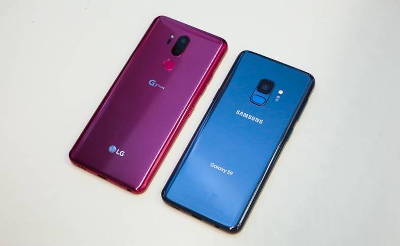 LG G7 Autonomia Bateriei Galaxy S9 iPhone X