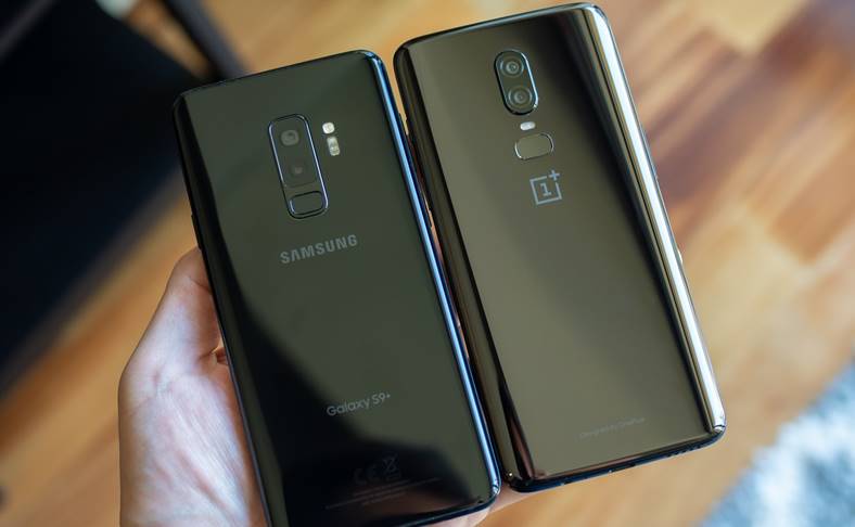 OnePlus 6 GALAXY S9 iPhone X batterilevetid