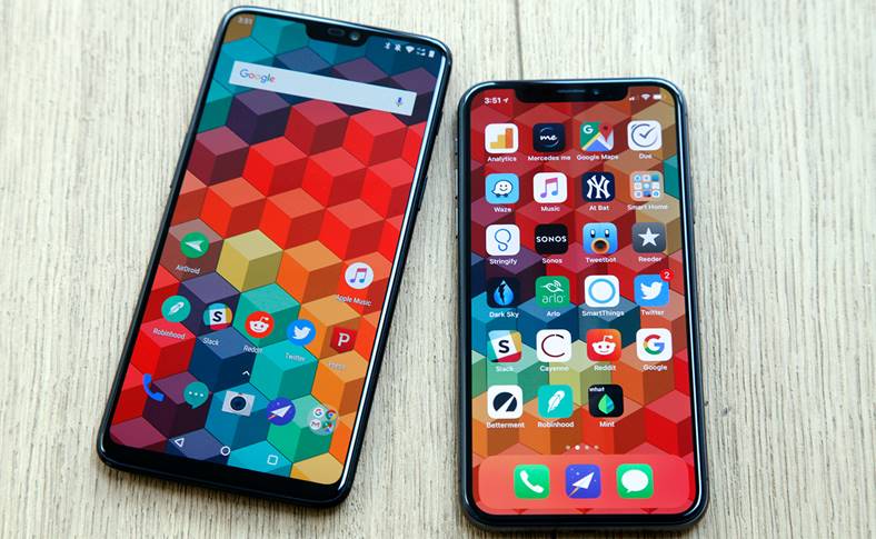 Porównanie wydajności OnePlus 6 iPhone'a X