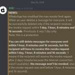 WhatsApp Functia MAJORA care a fost STRICATA Recent 1