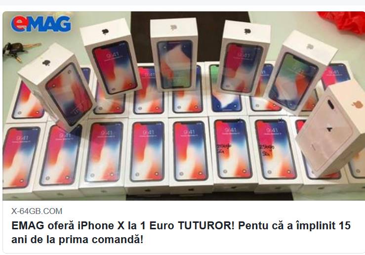 emag teapa iPhone x