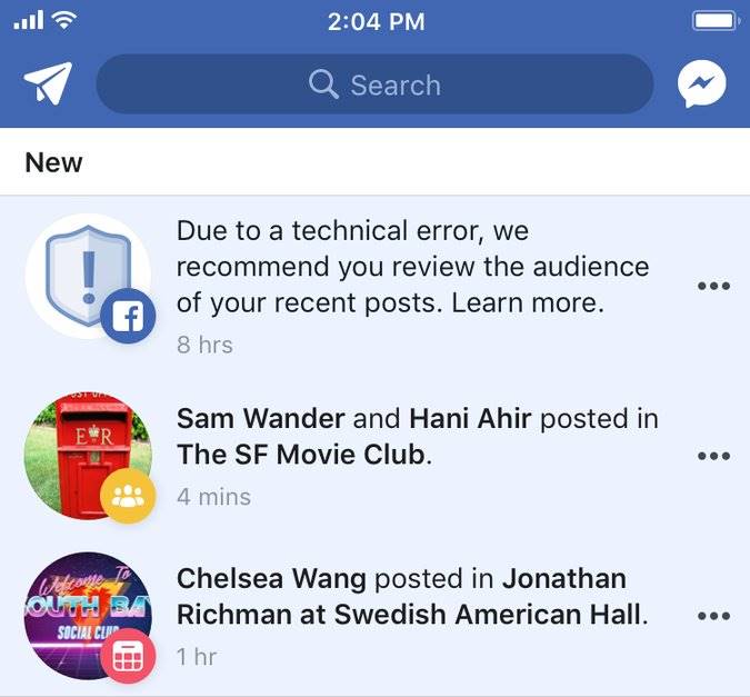 Facebook-Fehler betrifft Millionen von Menschen 1