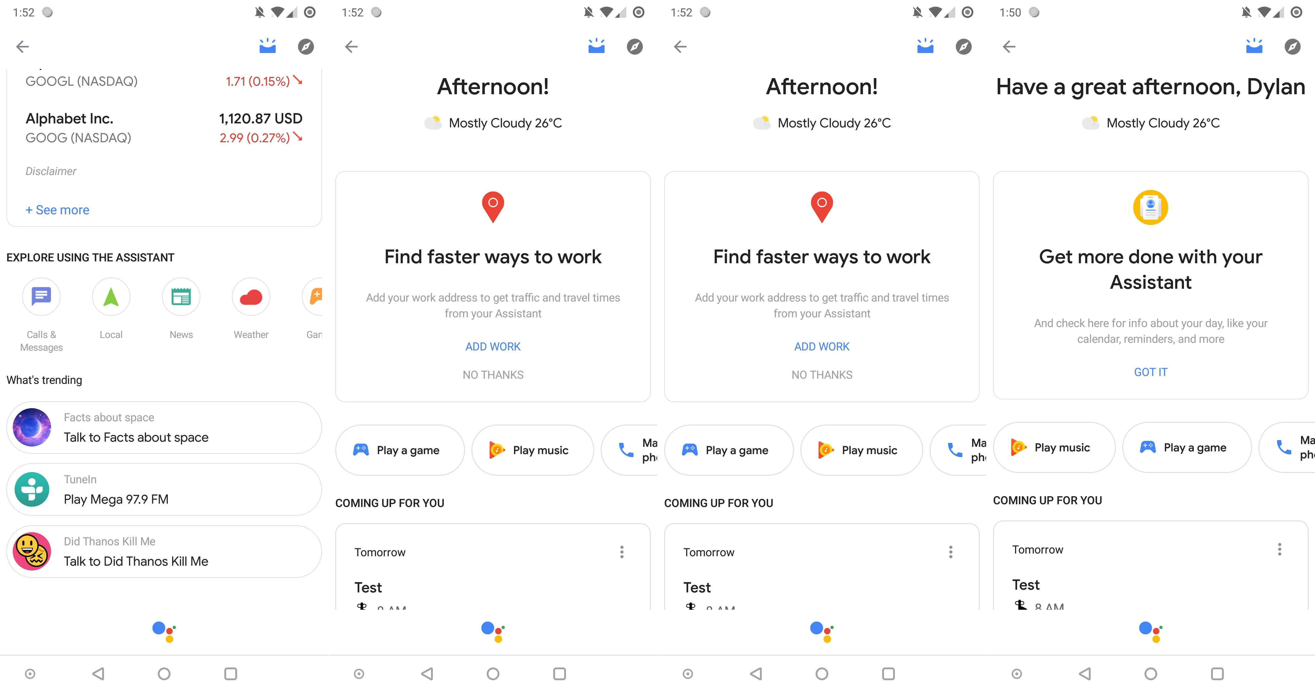 Google Assistant ARATA NOUL Design 1